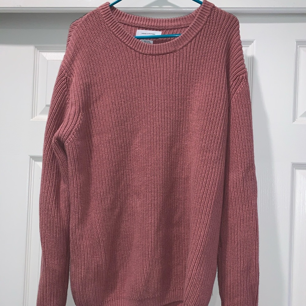 Urban Outfitters Oversized Blush Sweater